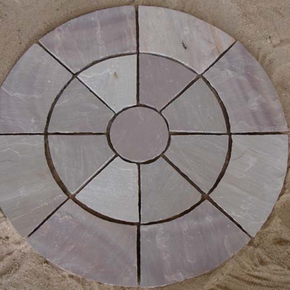 Autumn Brown & Kandla Grey Star Circle